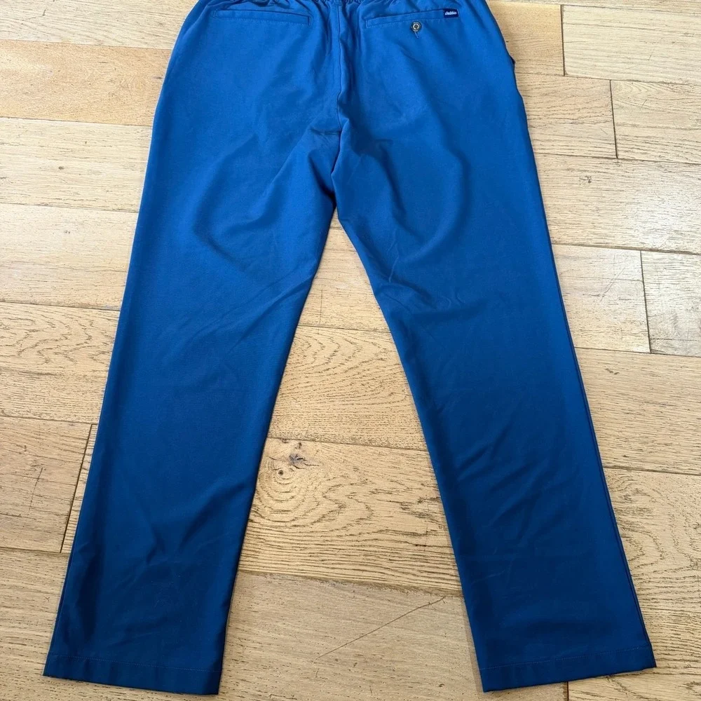 Chubbies Mens The New Avenues Performance Pants Navy‎ Blue Stretch Size XL (995)